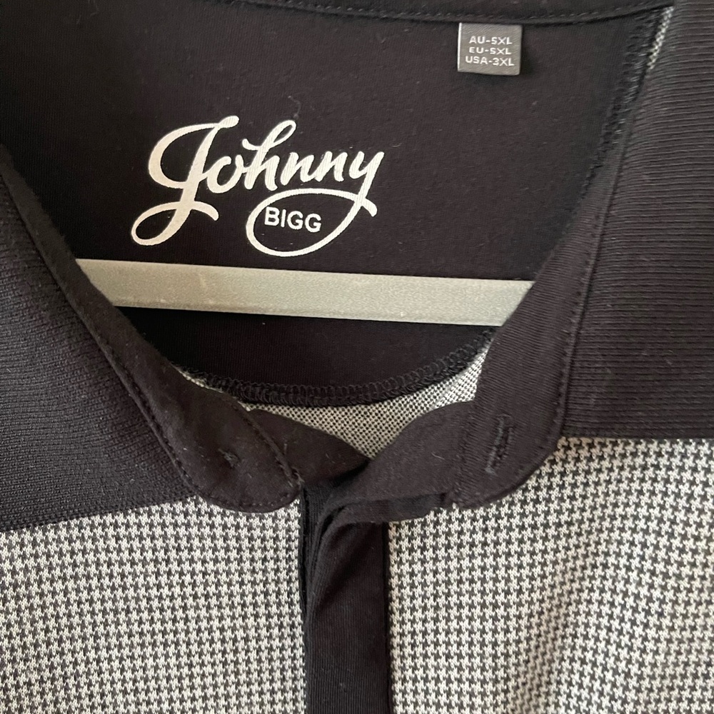 Johnny Bigg Black and White Polo shirt 3XL - Picture 8 of 11
